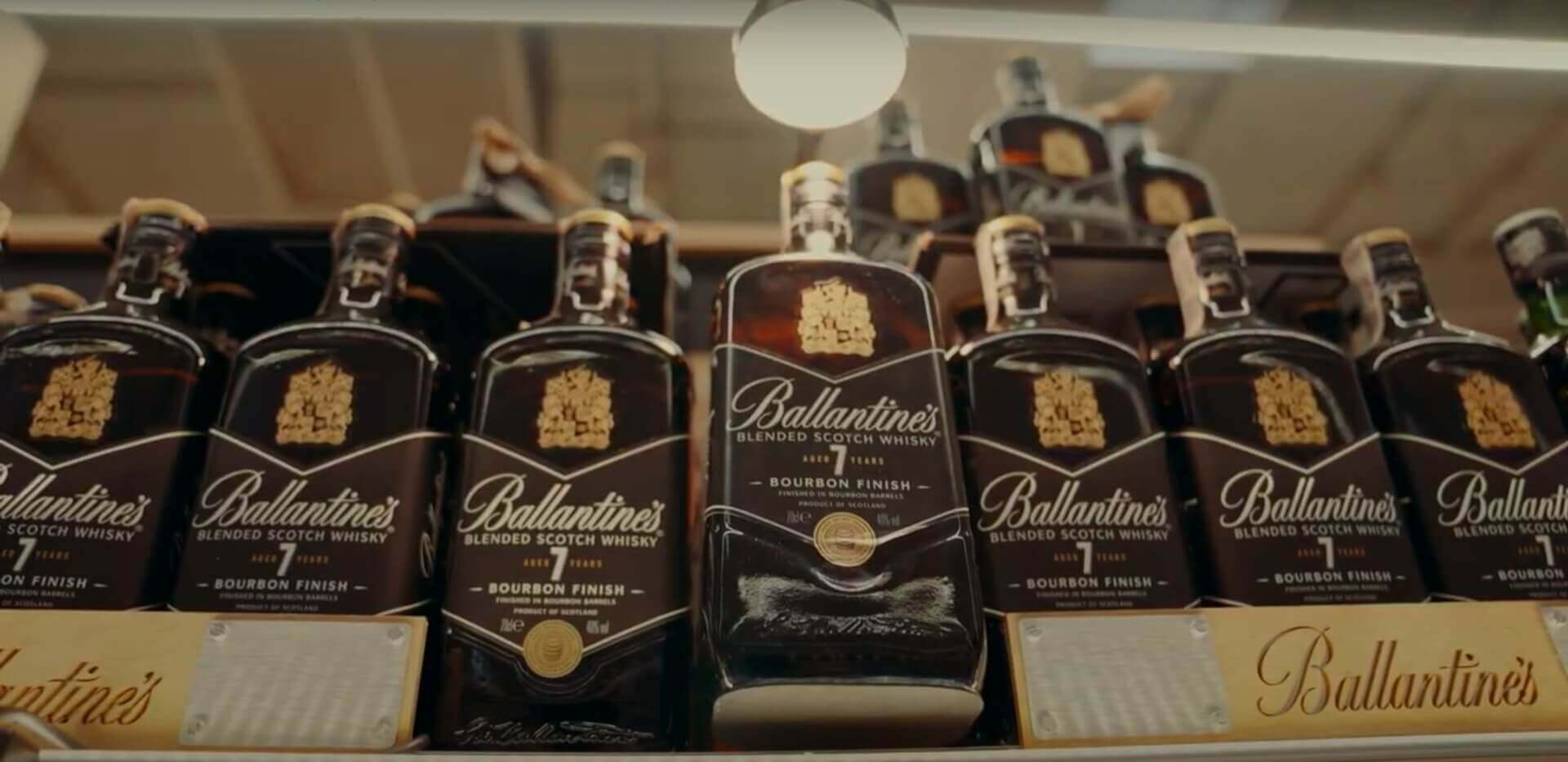 Pernod Ricard renews Ballantine's bottle design